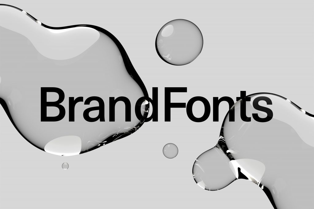 Image reads "brand fonts" and is an introduction to my article on brand typefaces.