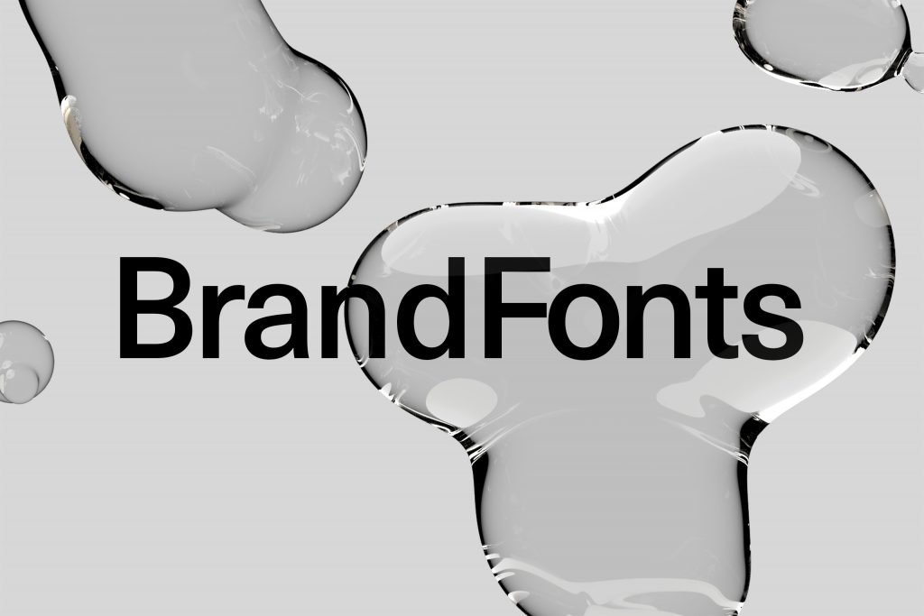 Image reads "brand fonts" and is an introduction on a deep dive on choosing brand fonts