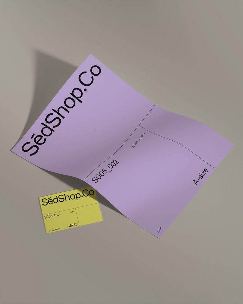 Letterhead and Business Card Mockup by Sedshop